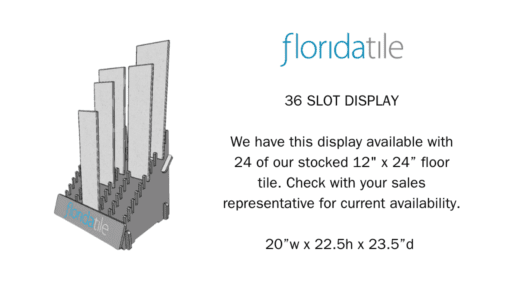 Florida Tile 36 Slot Display