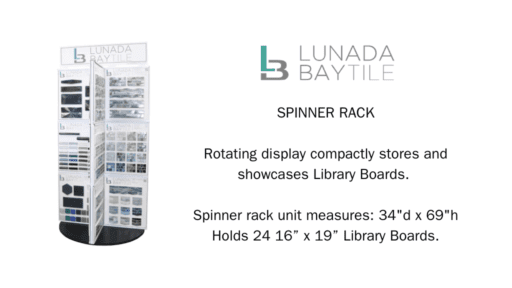 Lunada Bay Tile Spinner Rack