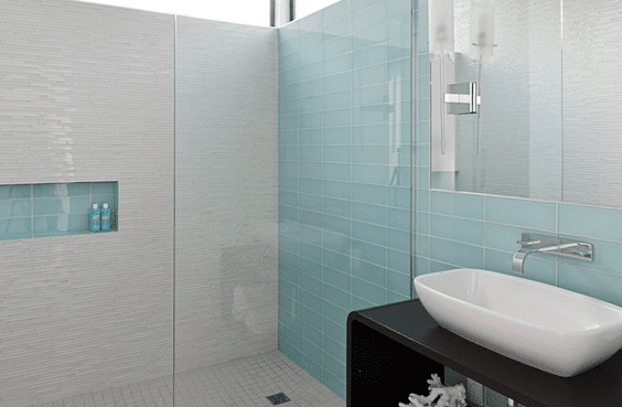 Bathroom tile example