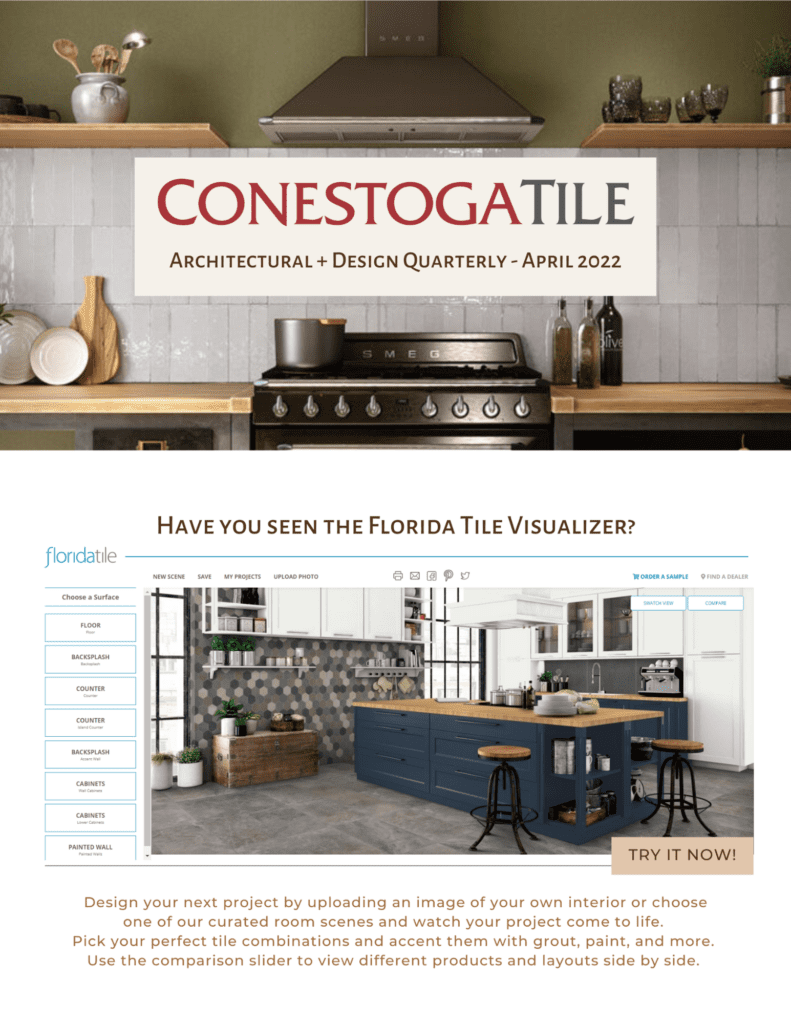 Quarterly A&D Newsletters Conestoga Tile