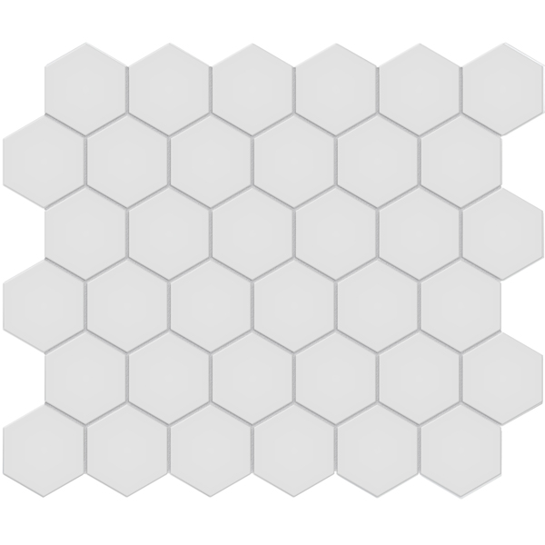 Gallery Grey 2in Hexagon Mosaic