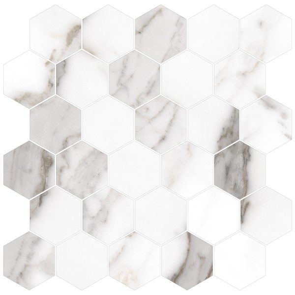 Capriccio Grey Hexagon Mosaic