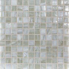 Bleached White 1x1 Mosaic