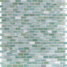 Soft Teal Minibrick Mosaic