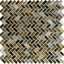 Copper Herringbone Mosaic