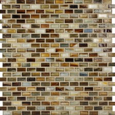 Copper Mini Brick Mosaic
