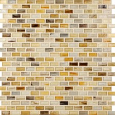 Indium Mini Brick Mosaic