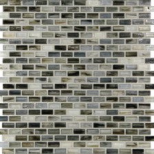 Nickel Mini Brick Mosaic