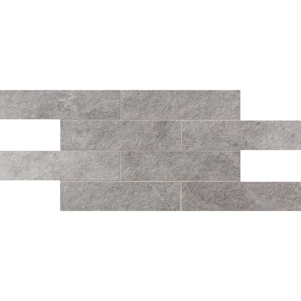 Silver Flow Brick Mosaic