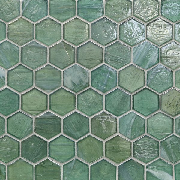 Intrigue Pearl 2" Hex Mosaic