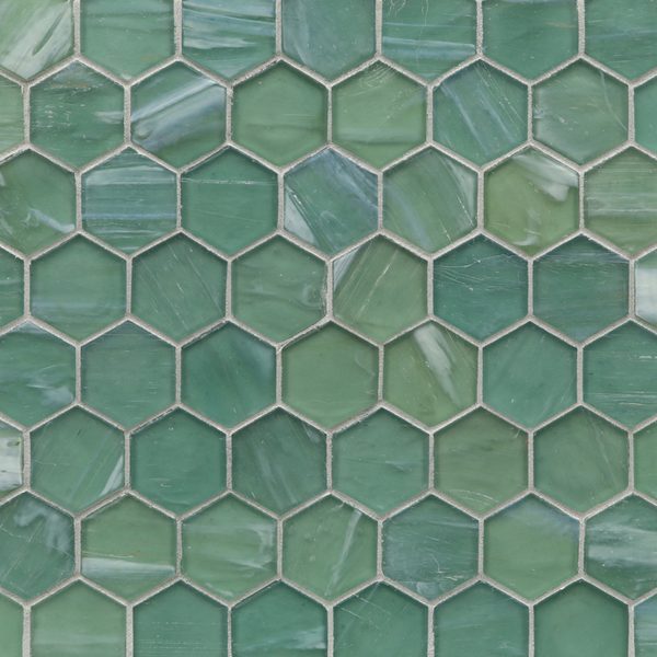 Intrigue Silk 2" Hex Mosaic