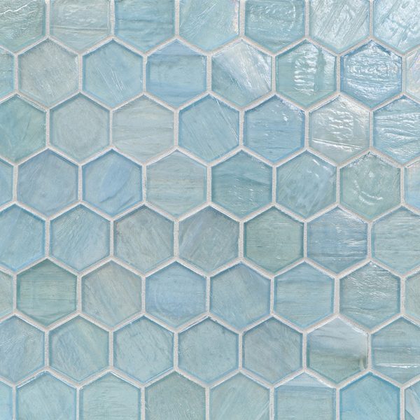 Mineral Springs Pearl 2" Hex Mosaic