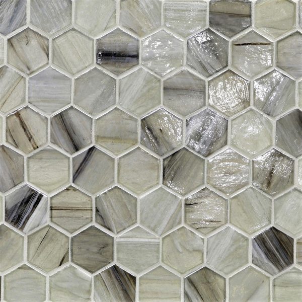 Sugar Cake Pearl 2" Hex Mosaic