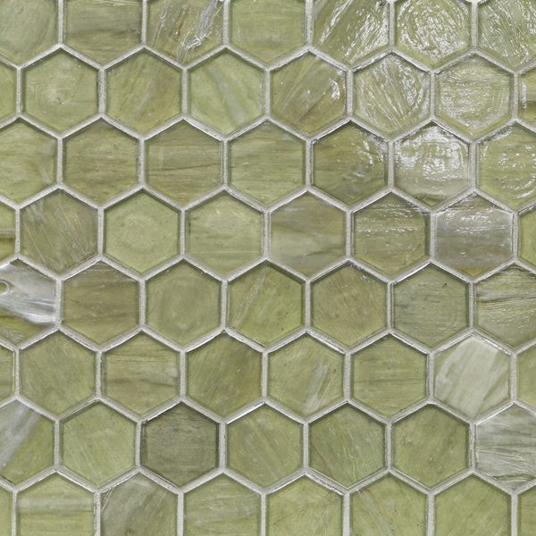 Zephyr Pearl 2" Hex Mosaic