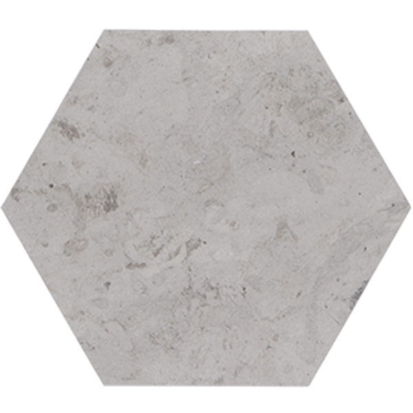 Tunisian Grey Hexagon Mosaic