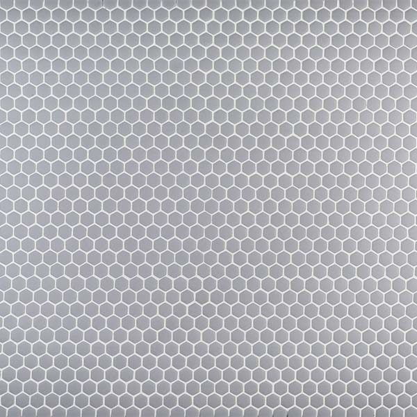 Grey 5/8" Hexagon Mosaic