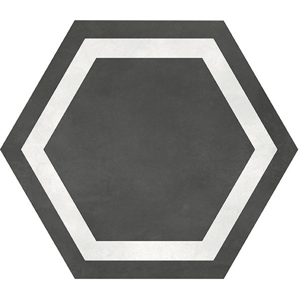 Graphite Hexagon Frame