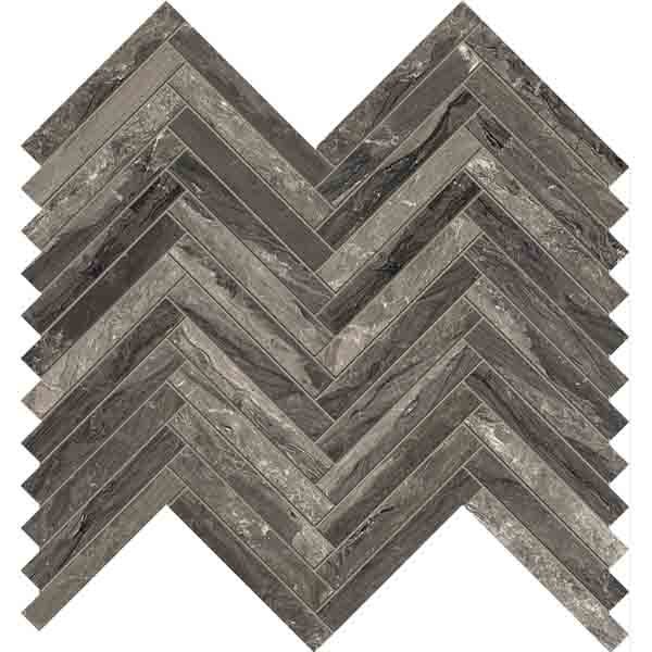 Mink Herringbone Mosaic