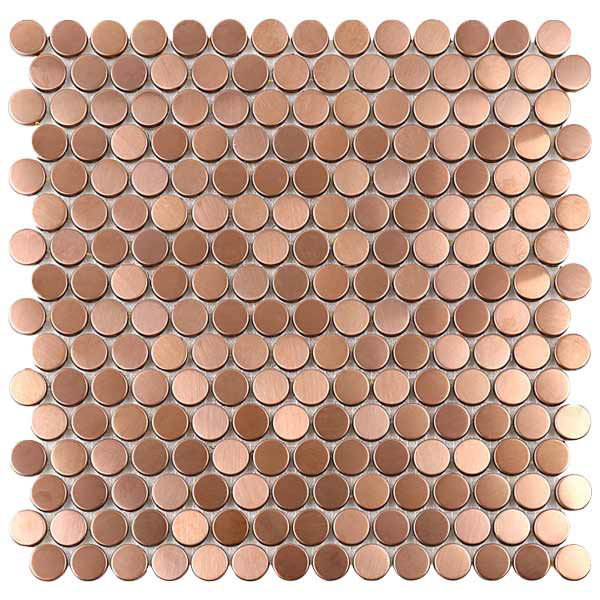 Rose Gold Penny Round