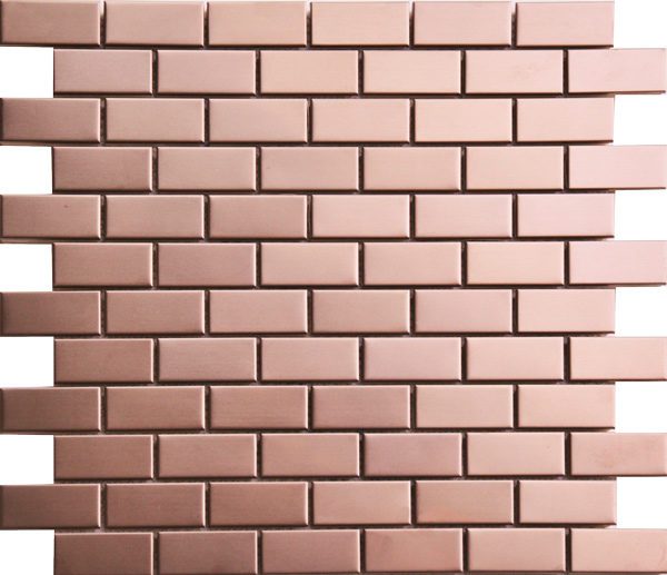 Rose Gold 1"X2" Brick