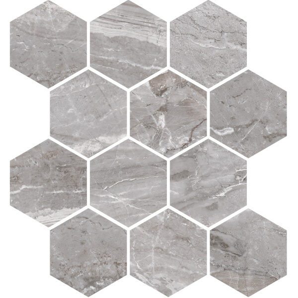 Marmo Nero Hexagon Mosaic