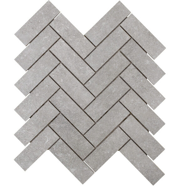 Sky Herringbone Mosaic