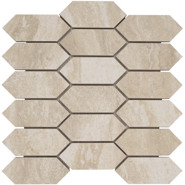 Beige Picket Mosaic