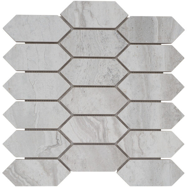 Silver Picket Mosaic