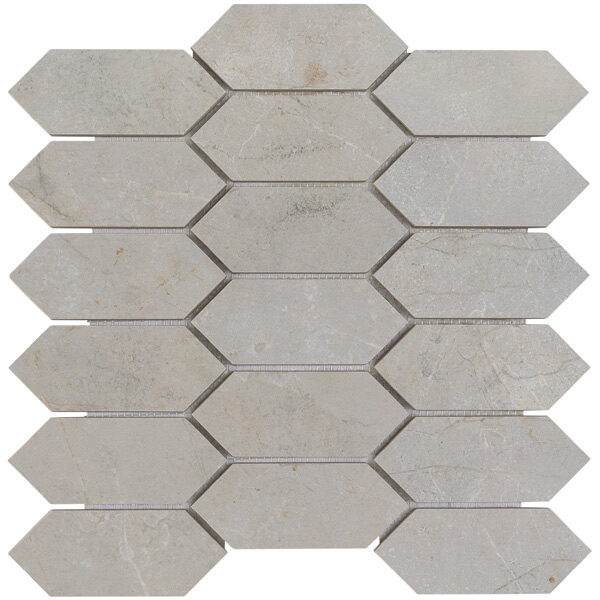 Pewter Picket Mosaic