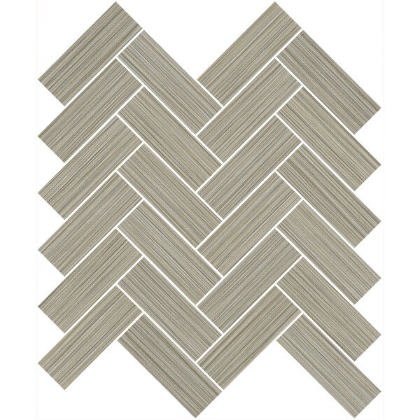 Olive Herringbone Mosaic