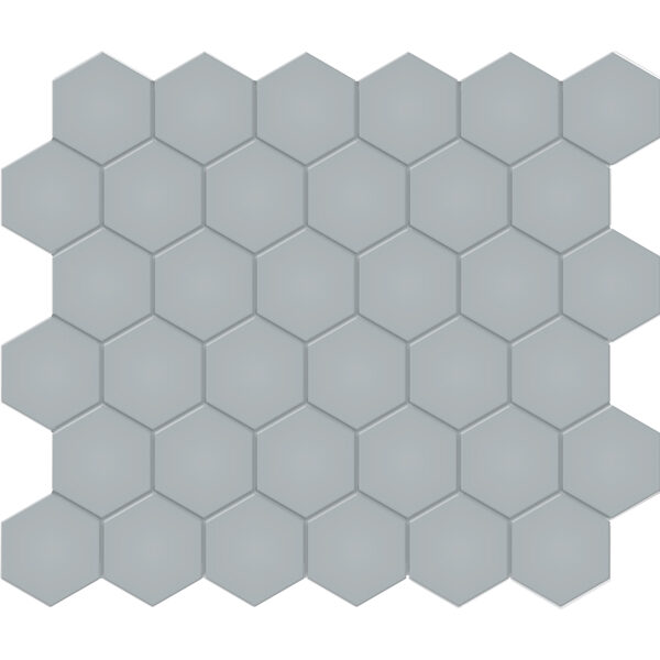 Cloud Blue 2" Hexagon Mosaic