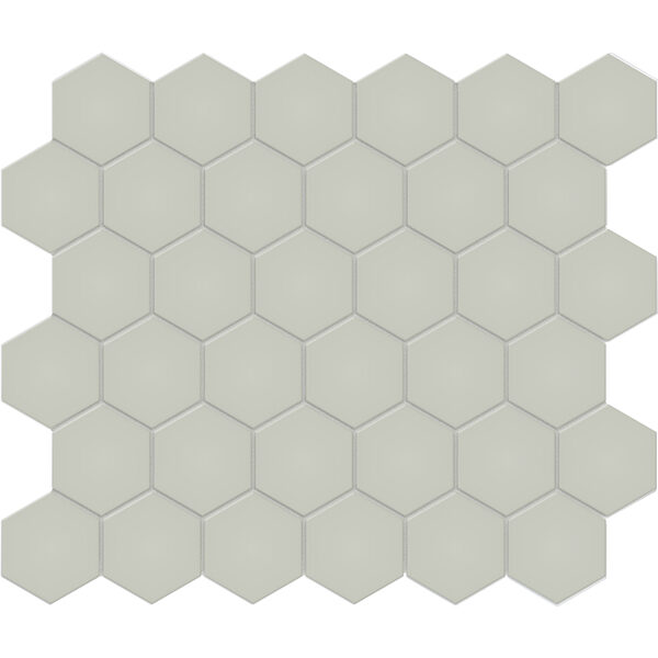 Soft Sage 2" Hexagon Mosaic