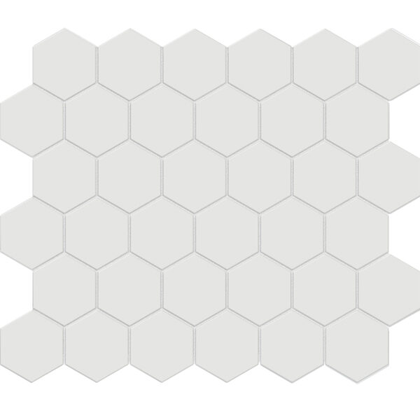 Vintage Grey 2" Hexagon Mosaic