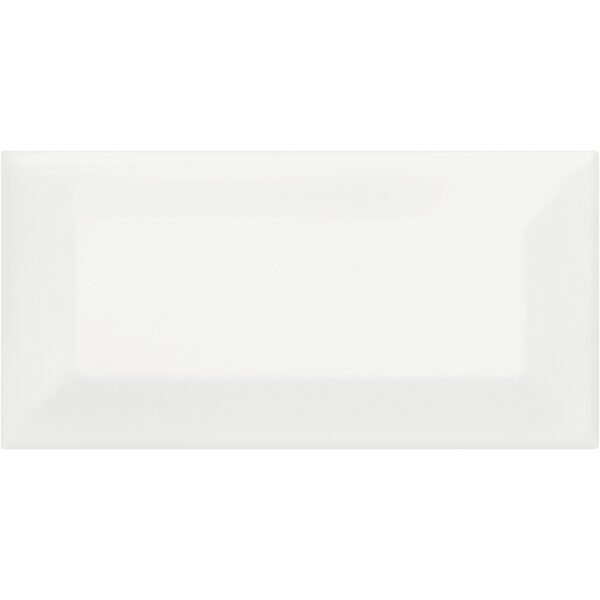 Canvas White Beveled 