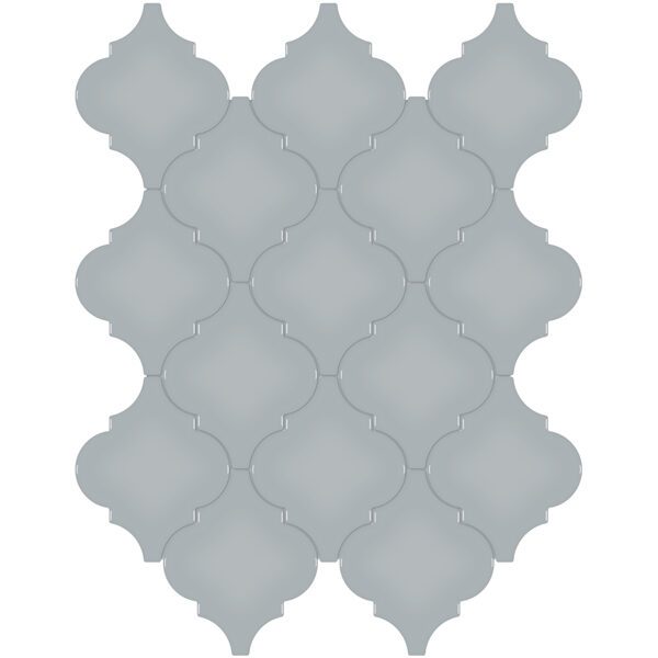 Cloud Blue Arabesque Mosaic