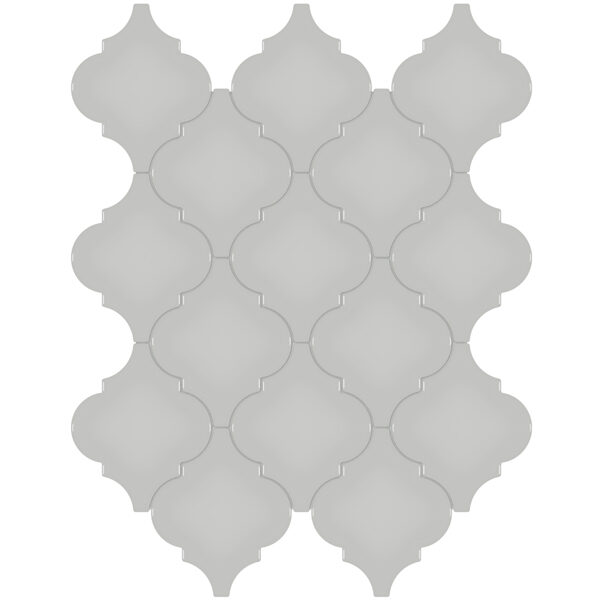 Loft Grey Arabesque Mosaic