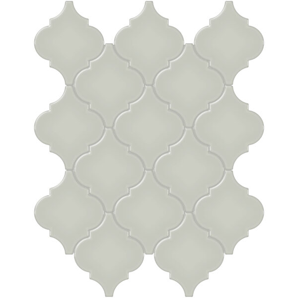 Soft Sage Arabesque Mosaic