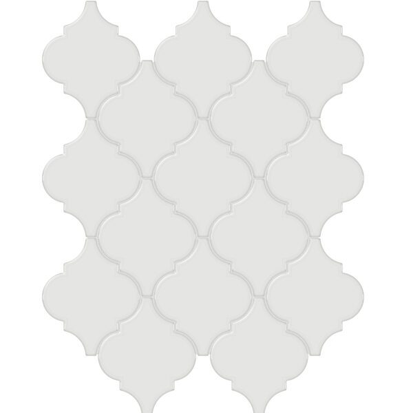 Vintage Grey Arabesque Mosaic