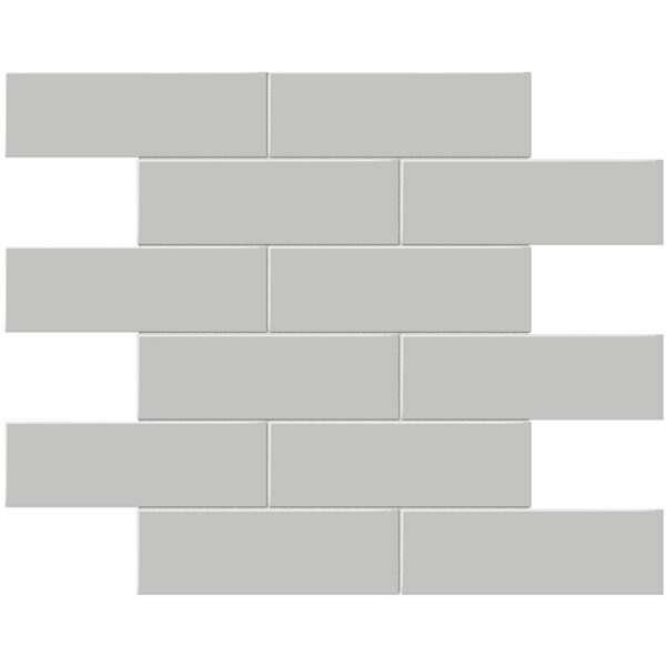 Loft Grey 2x6 Brick Mosaic