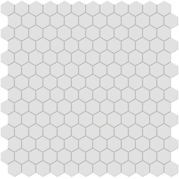 Gallery Grey 1" Hexagon Mosaic