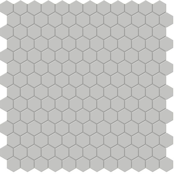 Loft Grey 1" Hexagon Mosaic