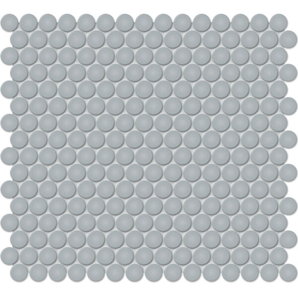 Cloud Blue 3/4 Penny Round Mosaic