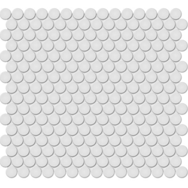 Gallery Grey 3/4 Penny Round Mosaic