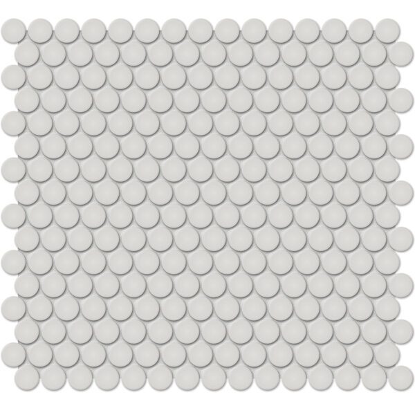 Halo Grey 3/4 Penny Round Mosaic