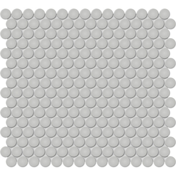 Loft Grey 3/4 Penny Round Mosaic