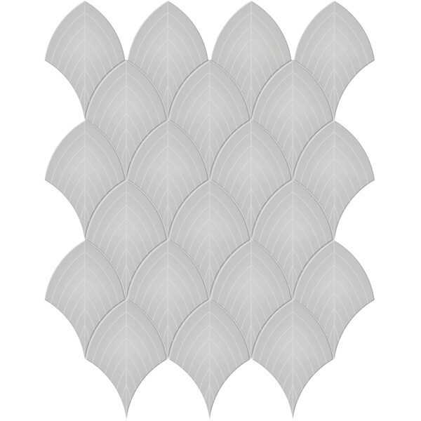 Loft Grey Scallop Mosaic