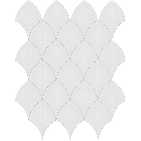 Vintage Grey Scallop Mosaic