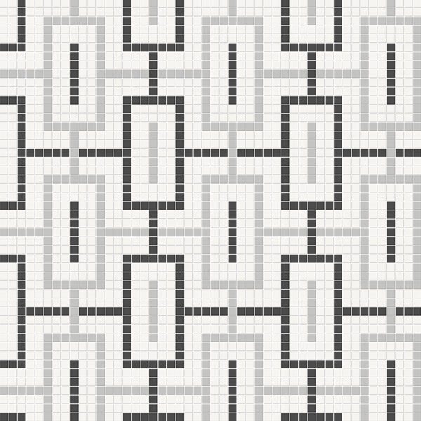 Midnight Blend Chain Pattern Mosaic