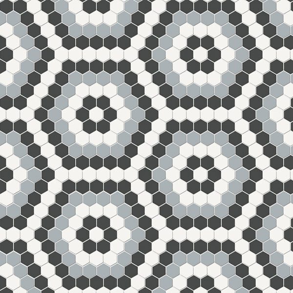 Dawn Blend Hexagon Pattern Mosaic