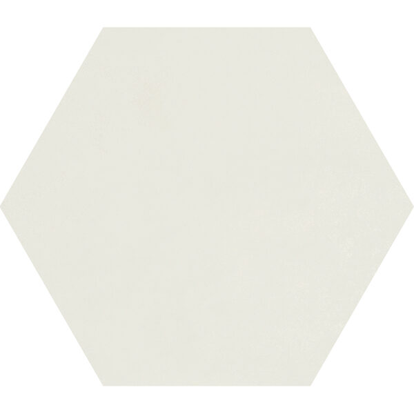White Hexagon Porcelain Hex Floor Tile